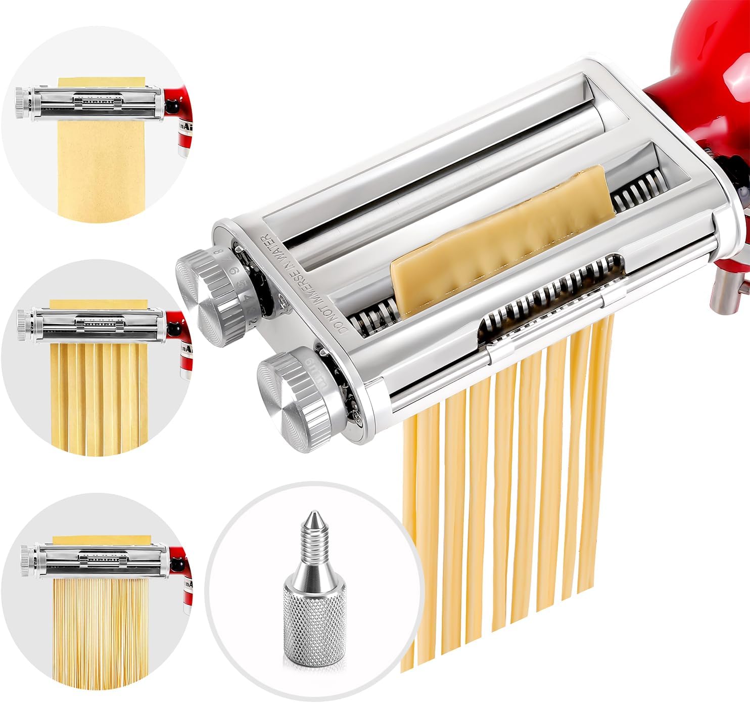 Kitchen Gadgets Machine - Aksesoris Penggiling & Pemotong Pasta 3-in-1