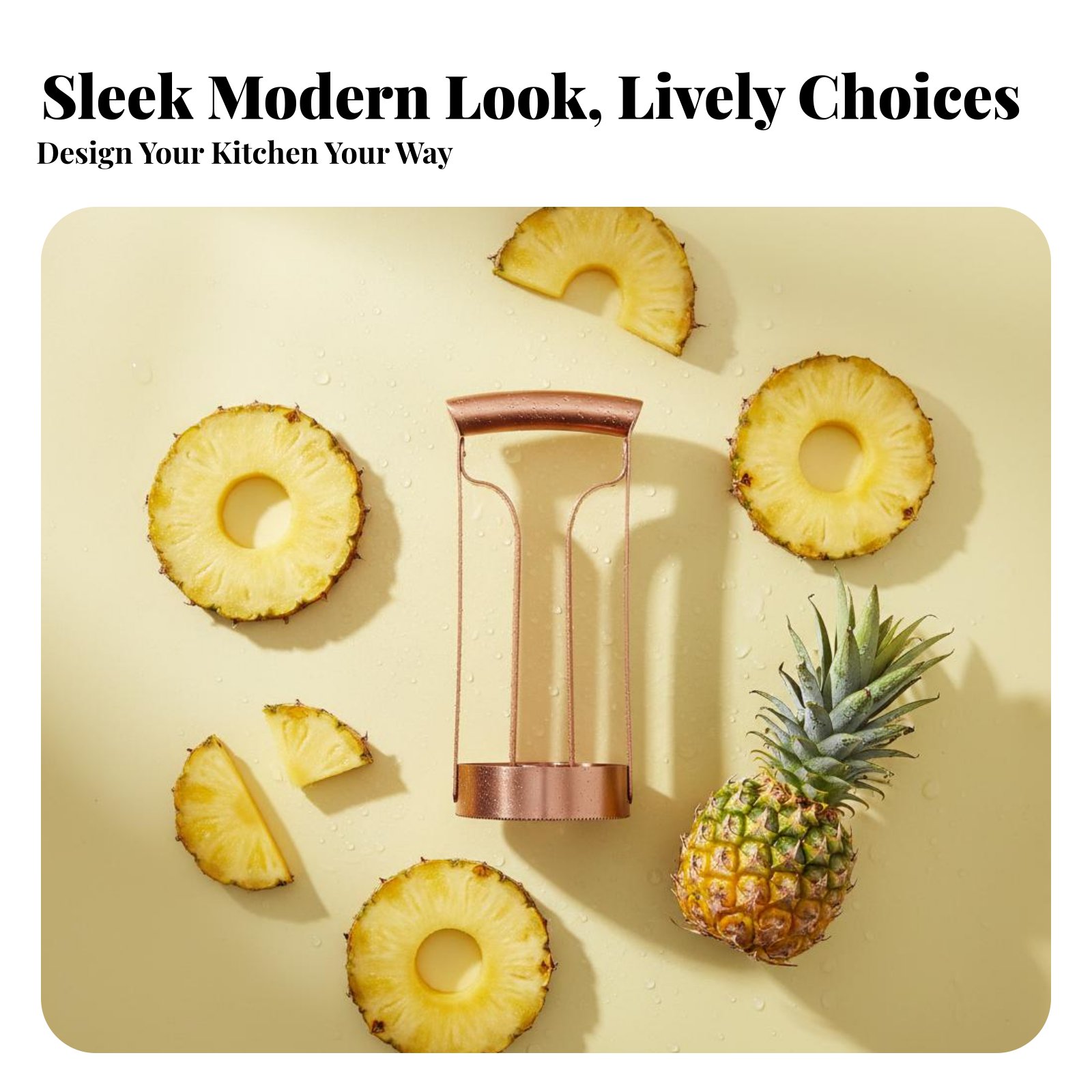 Vegetable Kitchen Gadgets - Stainless Steel Pineapple Cutter Cores and
