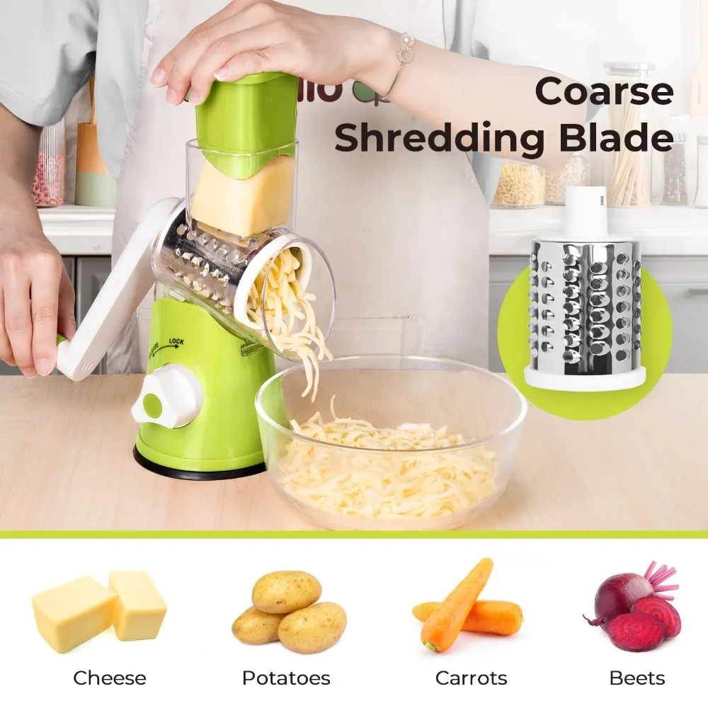 Kitchen Gadgets Wirecutter - Parutan Putar Manual untuk Keju dan