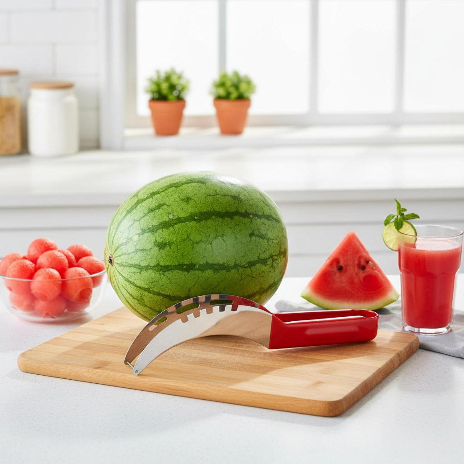 Vegetable Kitchen Gadgets - Pemotong Kubus Semangka Bahan Food Grade