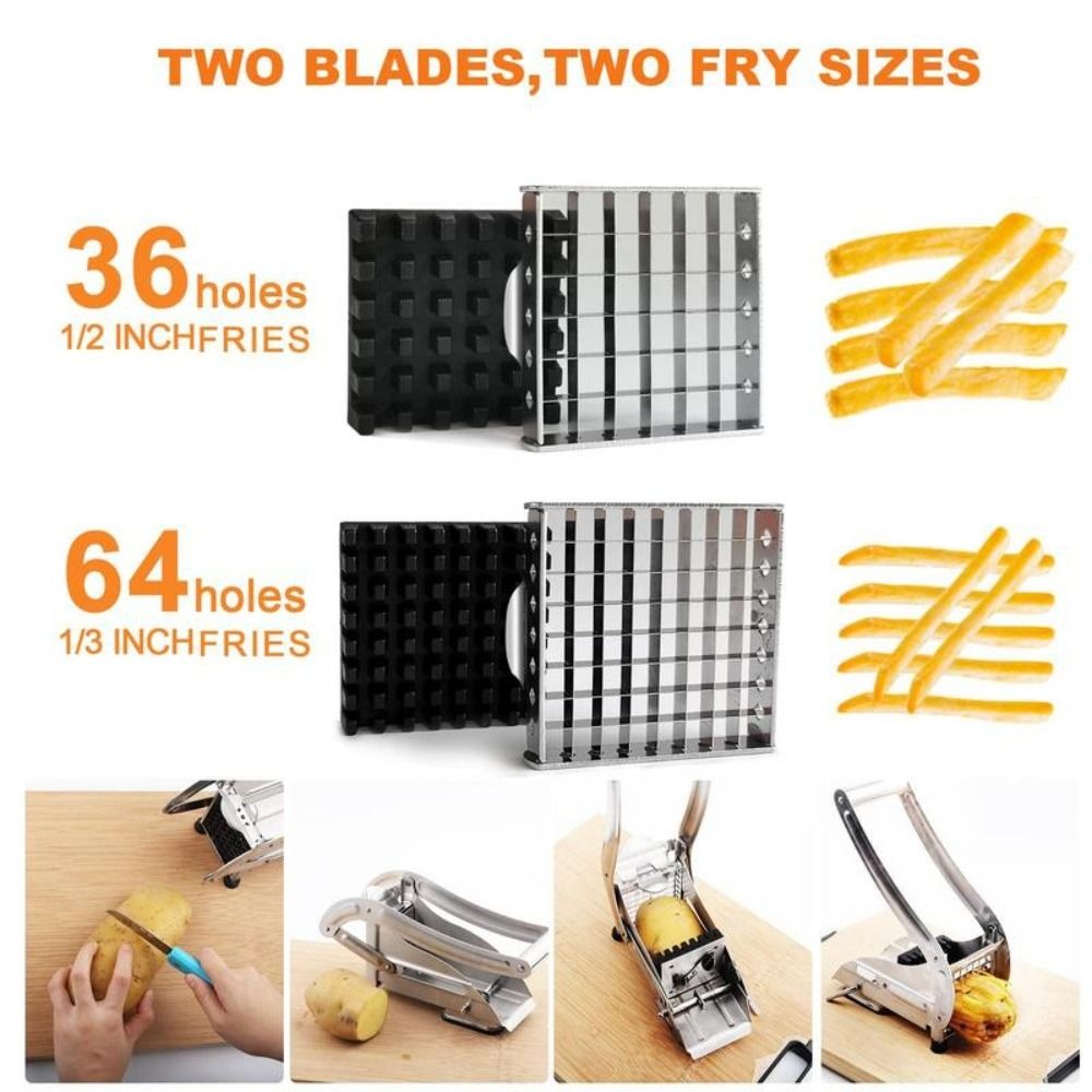 Kitchen Gadgets Machine - Mesin pemotong Manual Stainless Steel, alat