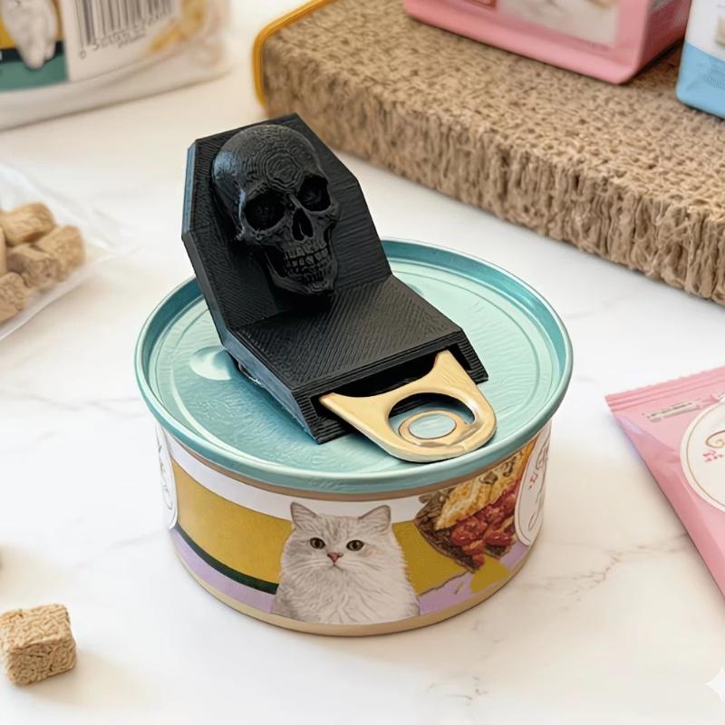 Kitchen Gadgets I Need - Pembuka Stoples Tengkorak Gothic Anti-Selip, Alat