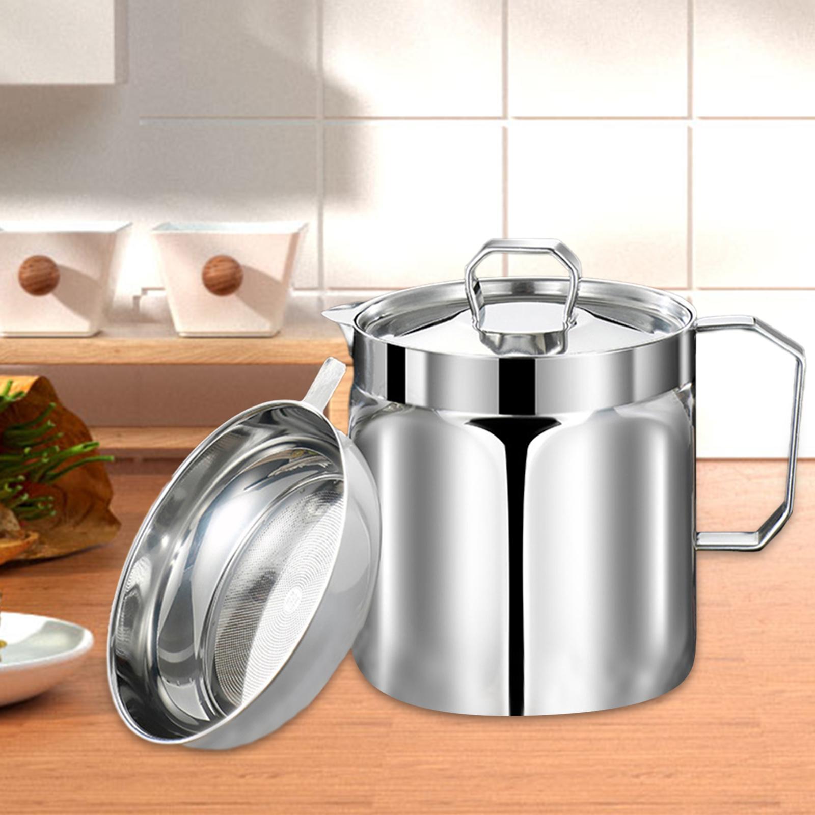 Kitchen Gadgets Store - Botol Penyimpanan Minyak Goreng, Pemisah Minyak,