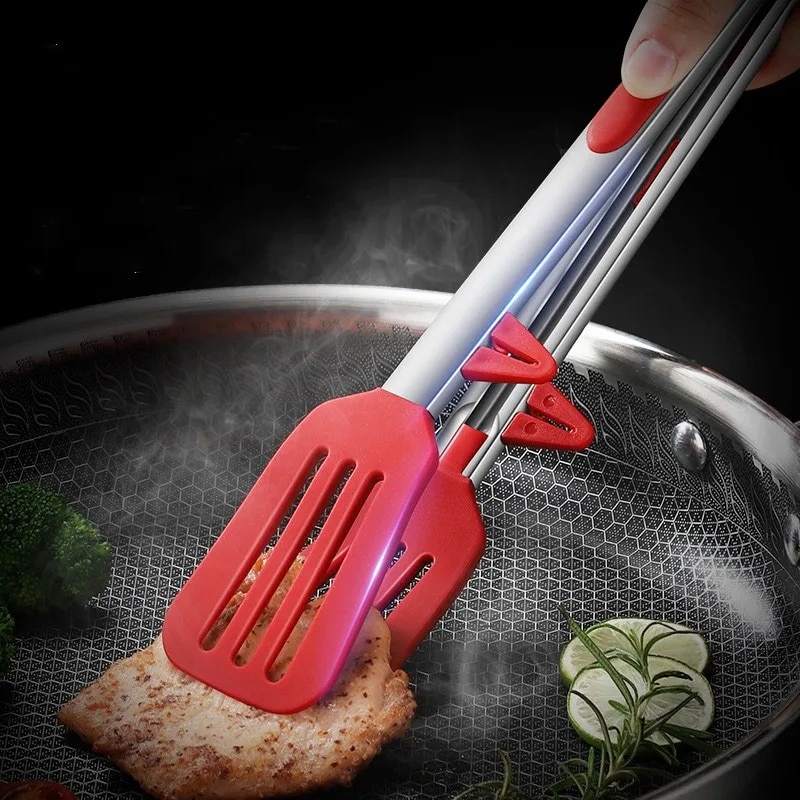 Kitchen Gadgets Gift - 9 Inche merah dengan braket silikon
