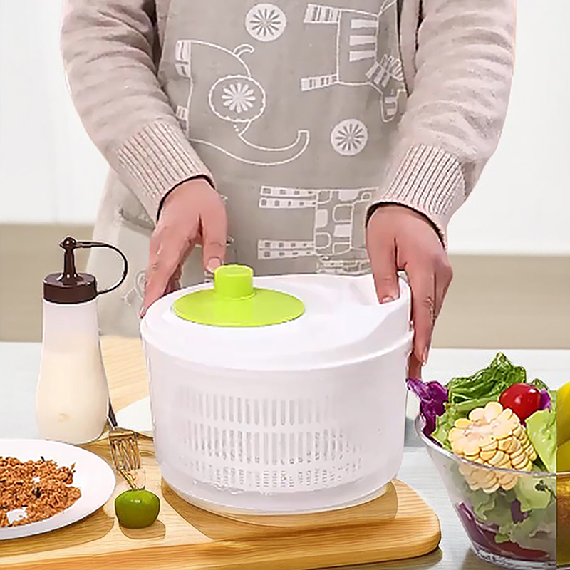 Vegetable Kitchen Gadgets - Alat Pengering Sayuran Manual, Pengering Salad,