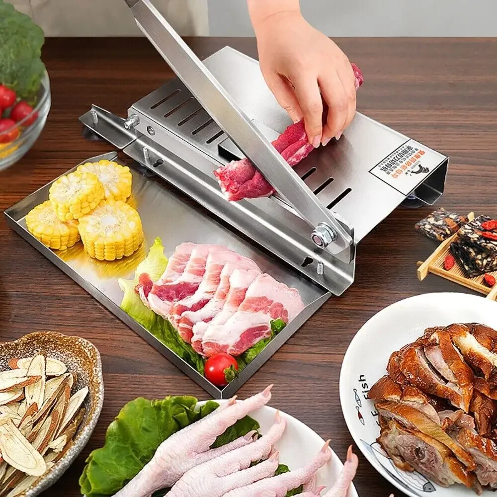 Kitchen Gadgets Machine - Pengiris domba Manual komersial rumah tangga,