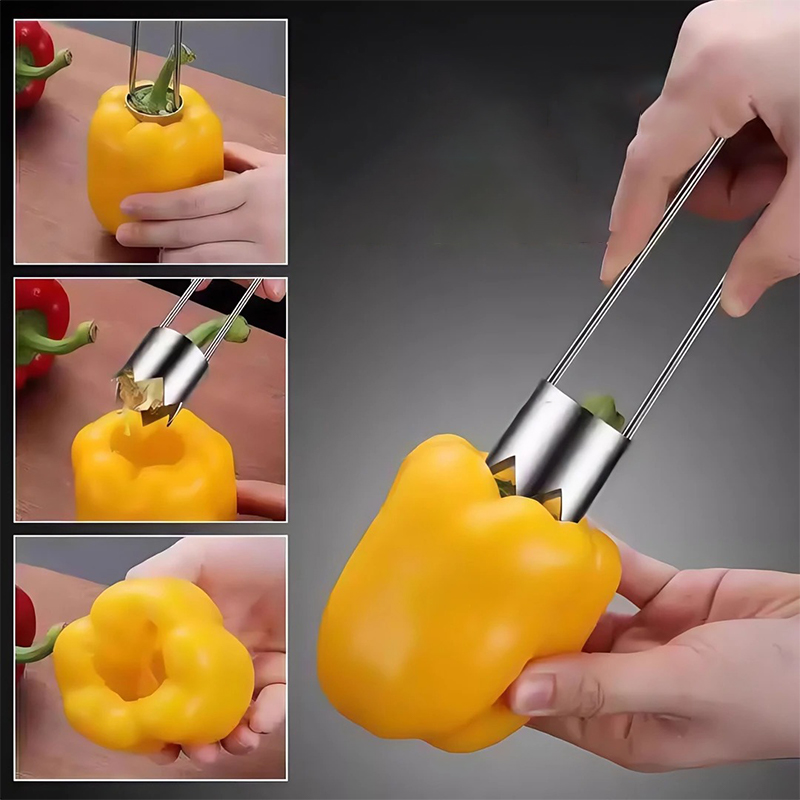 Alat Ekstraktor Pitter Lonceng - Vegetable Kitchen Gadgets ulasan dan harga