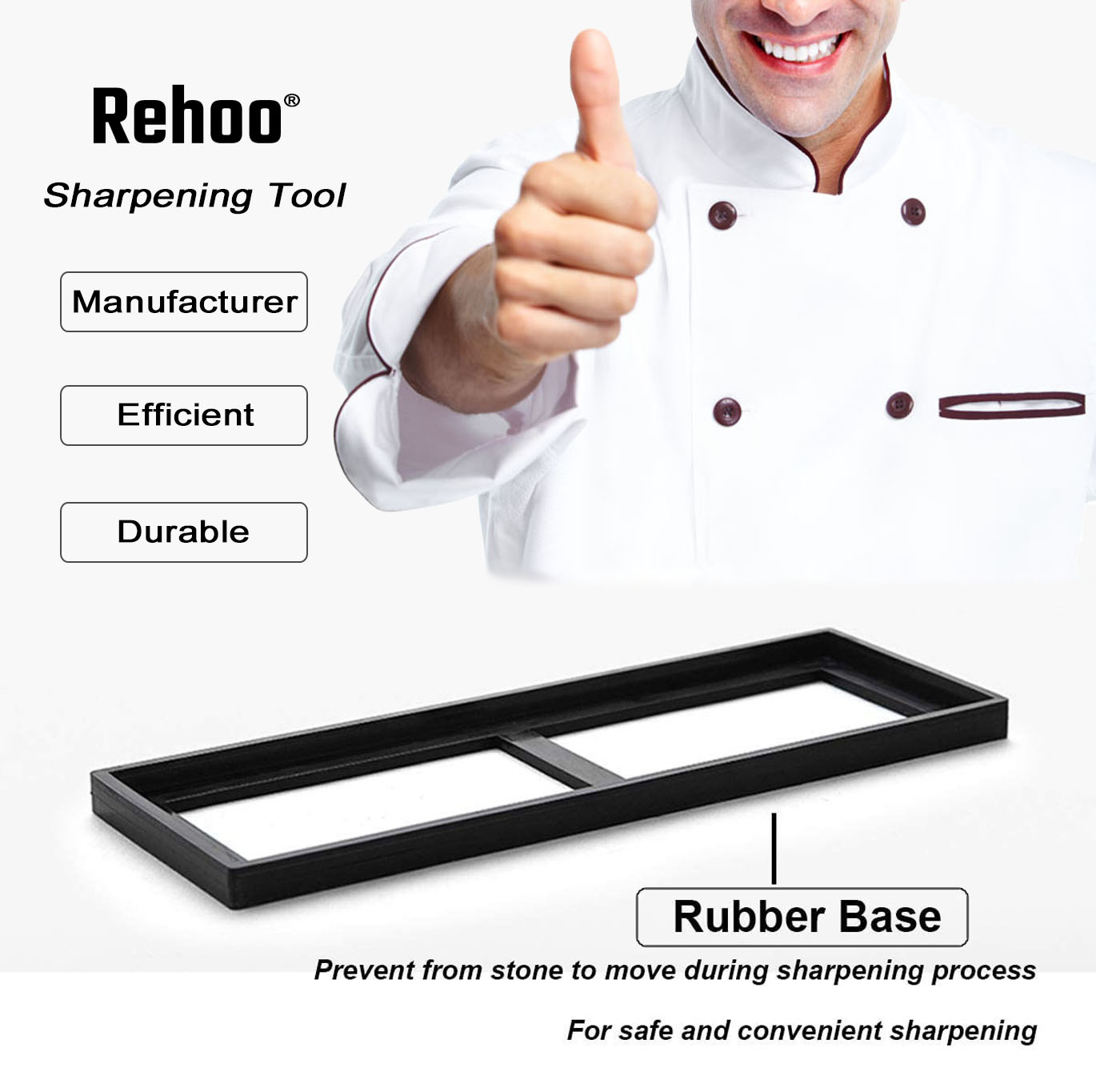 Rehoo Set Batu Pengasah Dua Si - Kitchen Gadgets For Chefs ulasan dan harga
