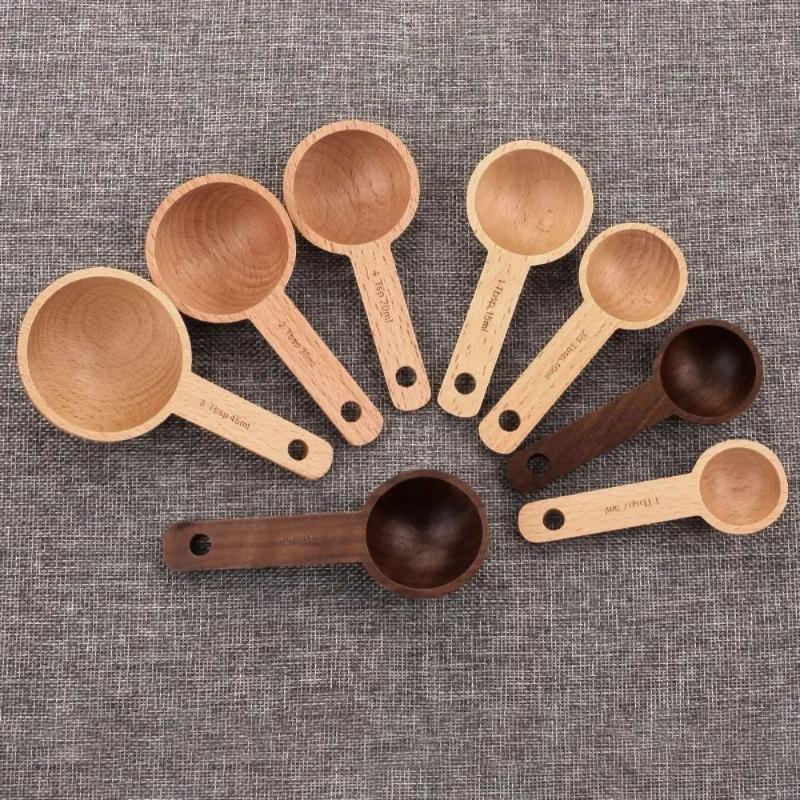Sendok Takar Kayu 7.5-45ML Por - Kitchen Gadgets For Chefs ulasan dan harga