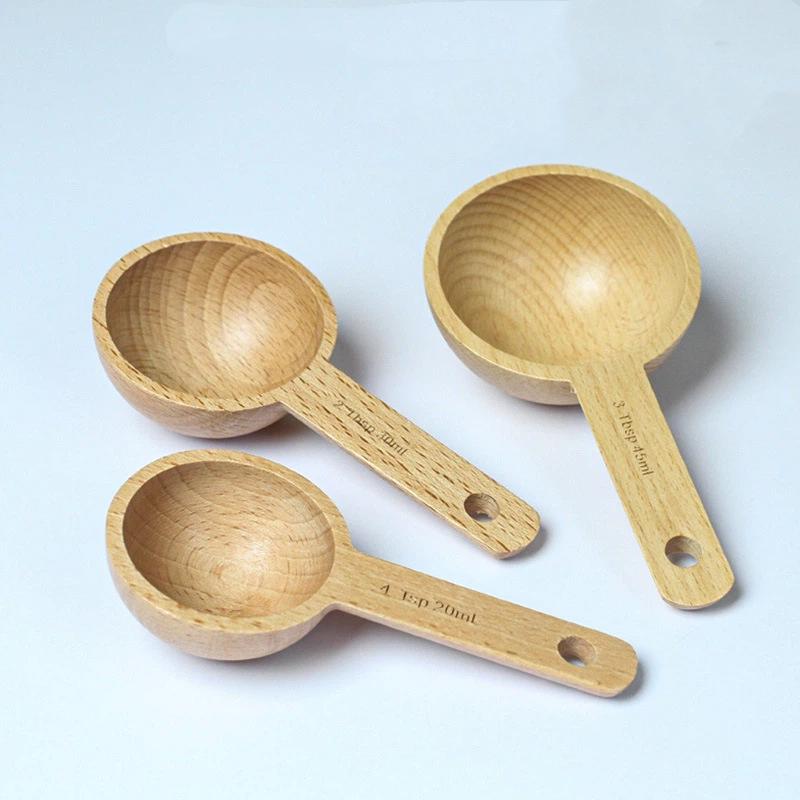 Sendok Takar Kayu 7.5-45ML Por - Kitchen Gadgets For Chefs ulasan dan harga