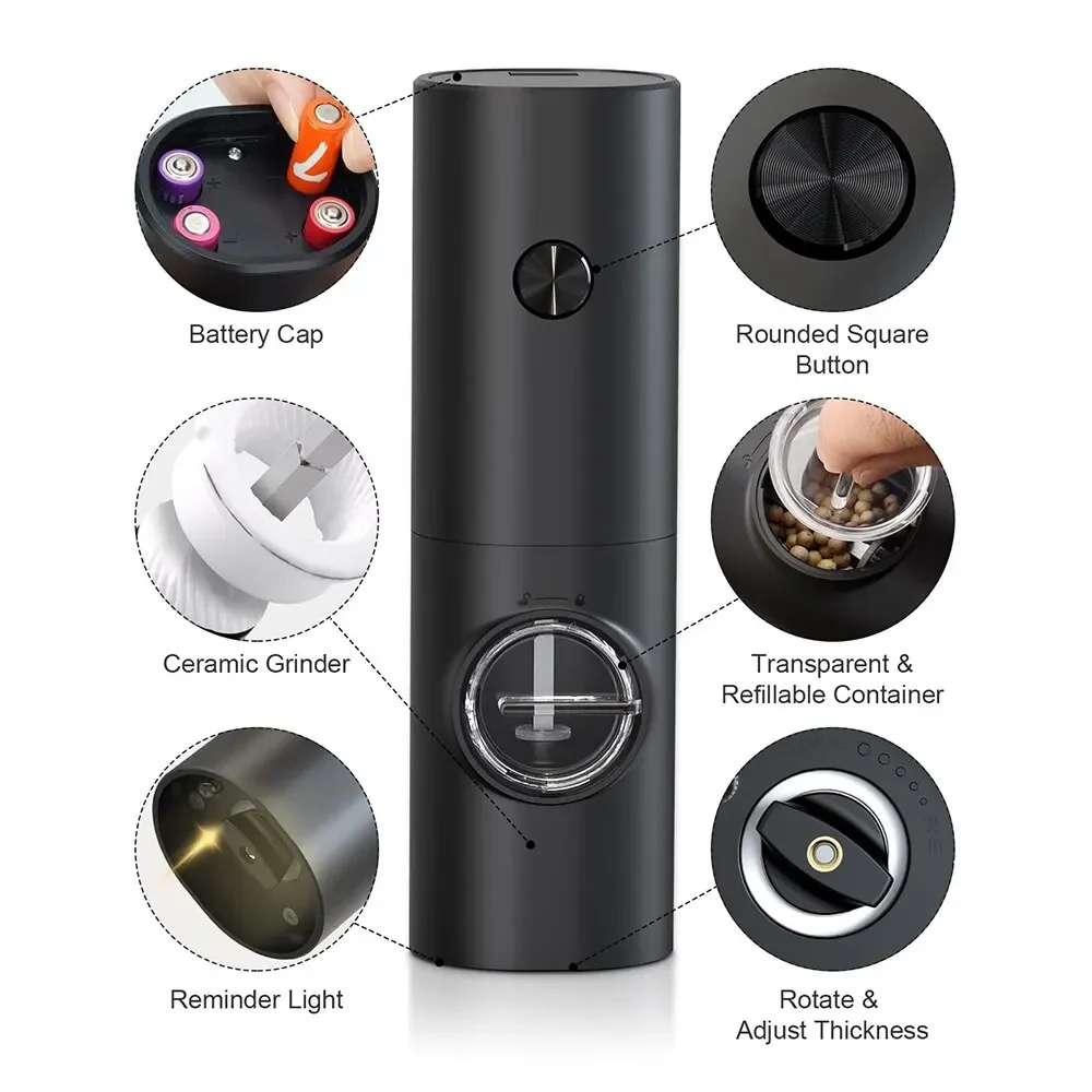 Penggiling garam dan lada list - Kitchen Gadgets Smart ulasan dan harga