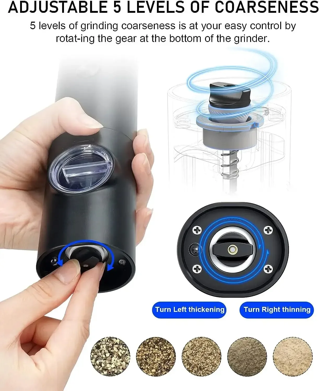 Penggiling garam dan lada list - Kitchen Gadgets Smart ulasan dan harga