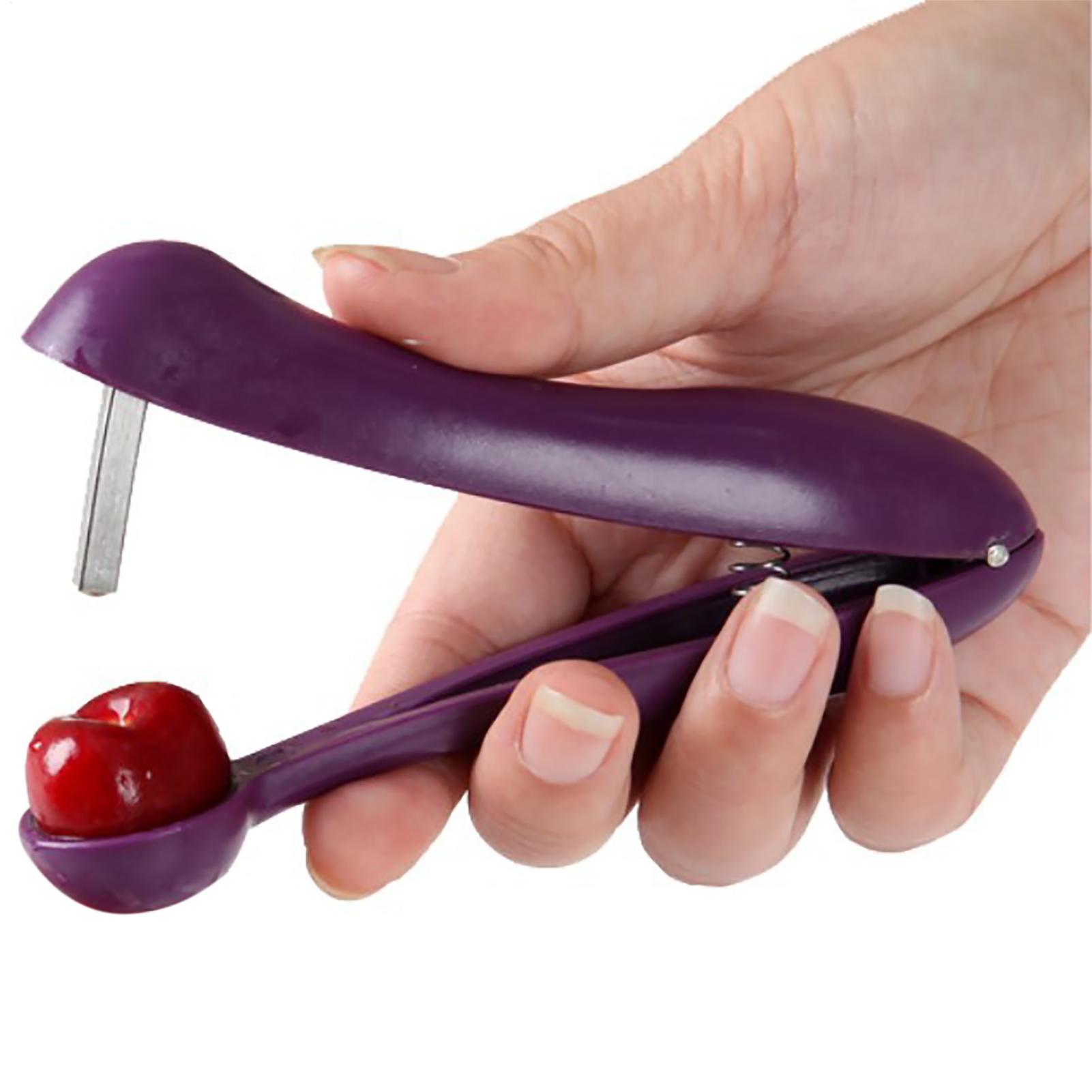 Alat Pengupas Biji Ceri Portab - Vegetable Kitchen Gadgets ulasan dan harga