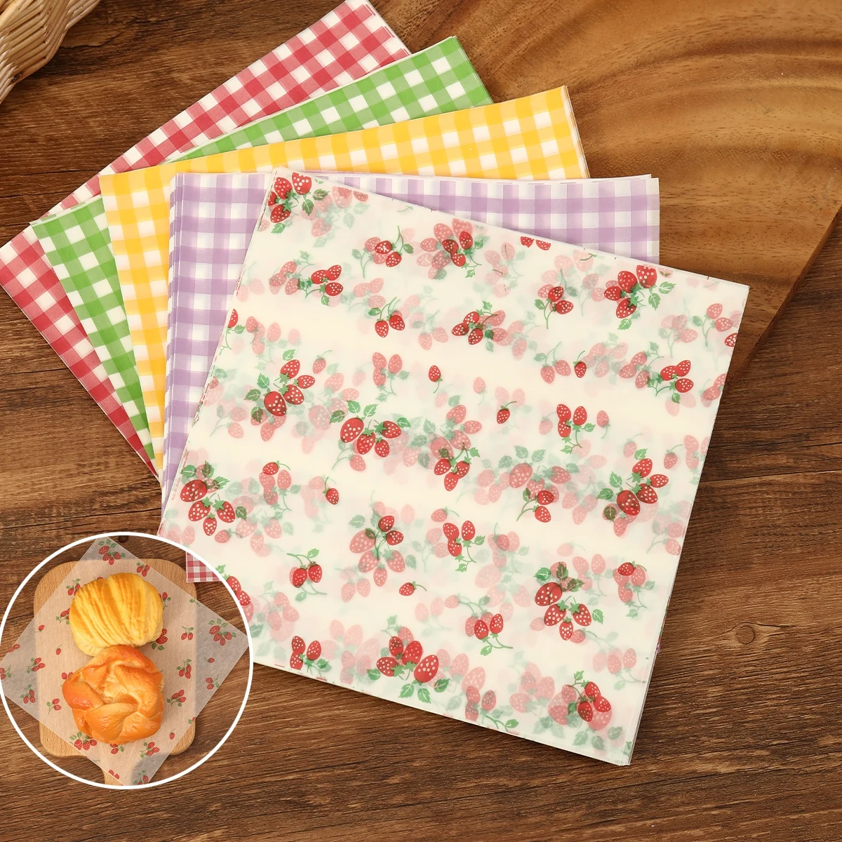 50 buah kertas pembungkus taha - Kitchen Gadgets Gift ulasan dan harga