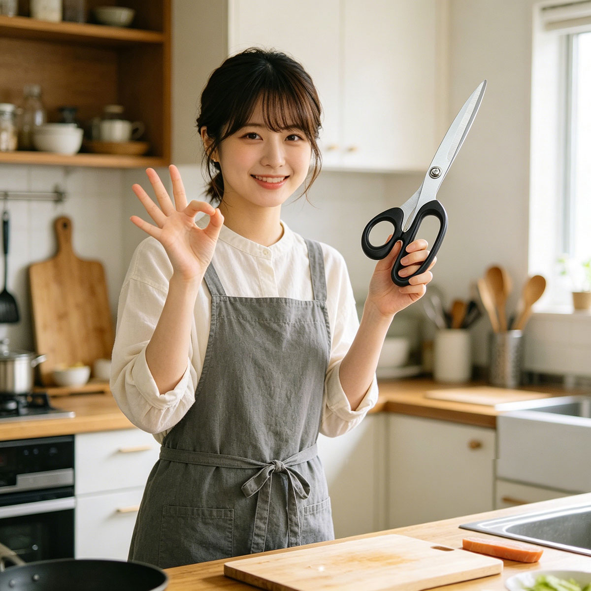 Gunting Panggangan Baja Tahan  - Vegetable Kitchen Gadgets ulasan dan harga