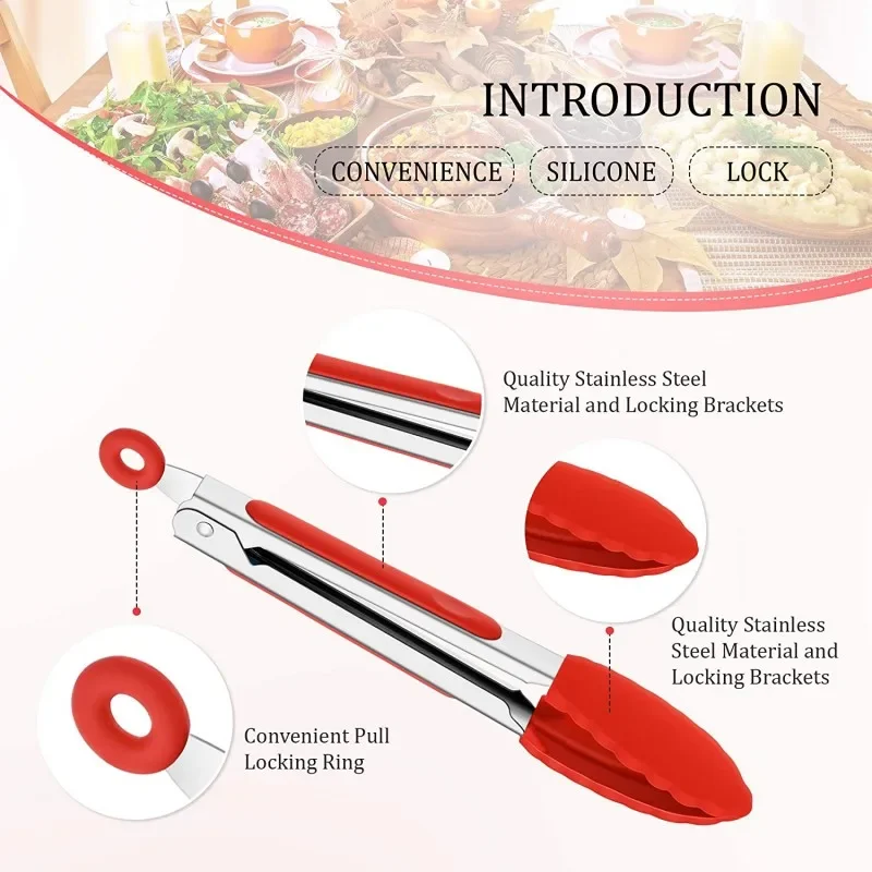 Penjepit makanan silikon Stain - Kitchen Gadgets Gift ulasan dan harga